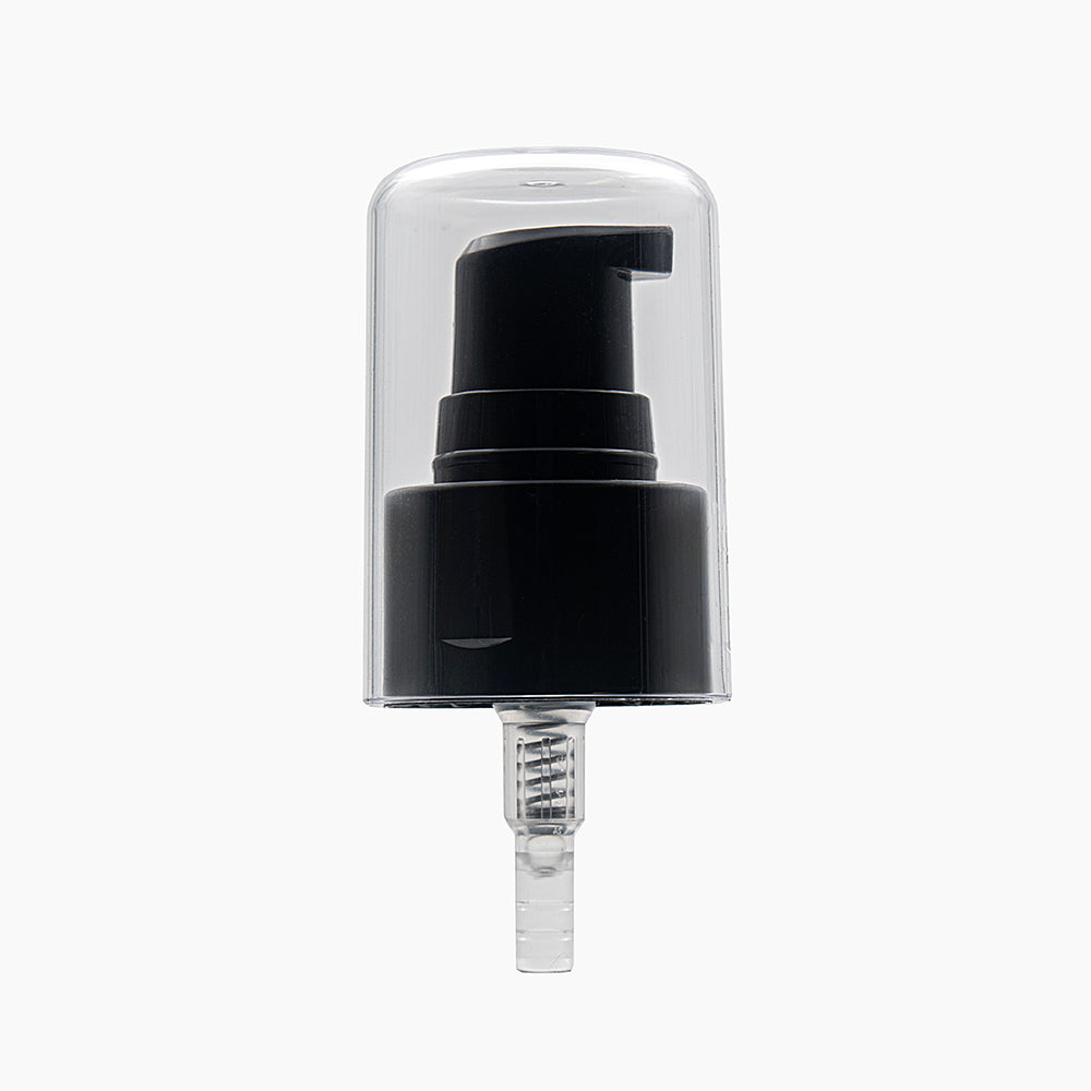 24mm serum pump-black with clear cap