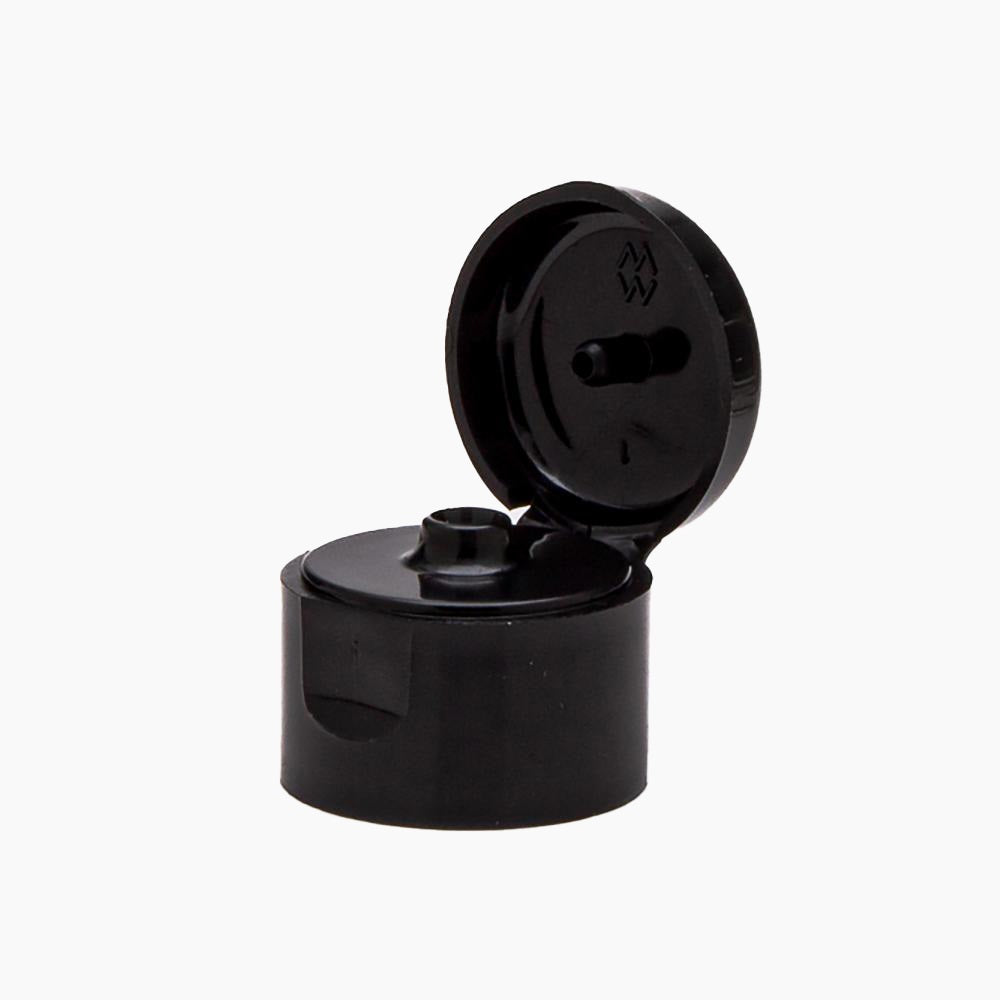 Flip top cap (24mm)- Black