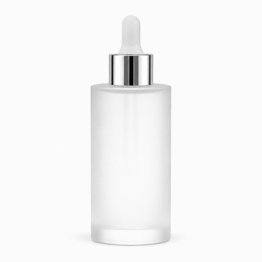 50ML frosted dropper bottle.