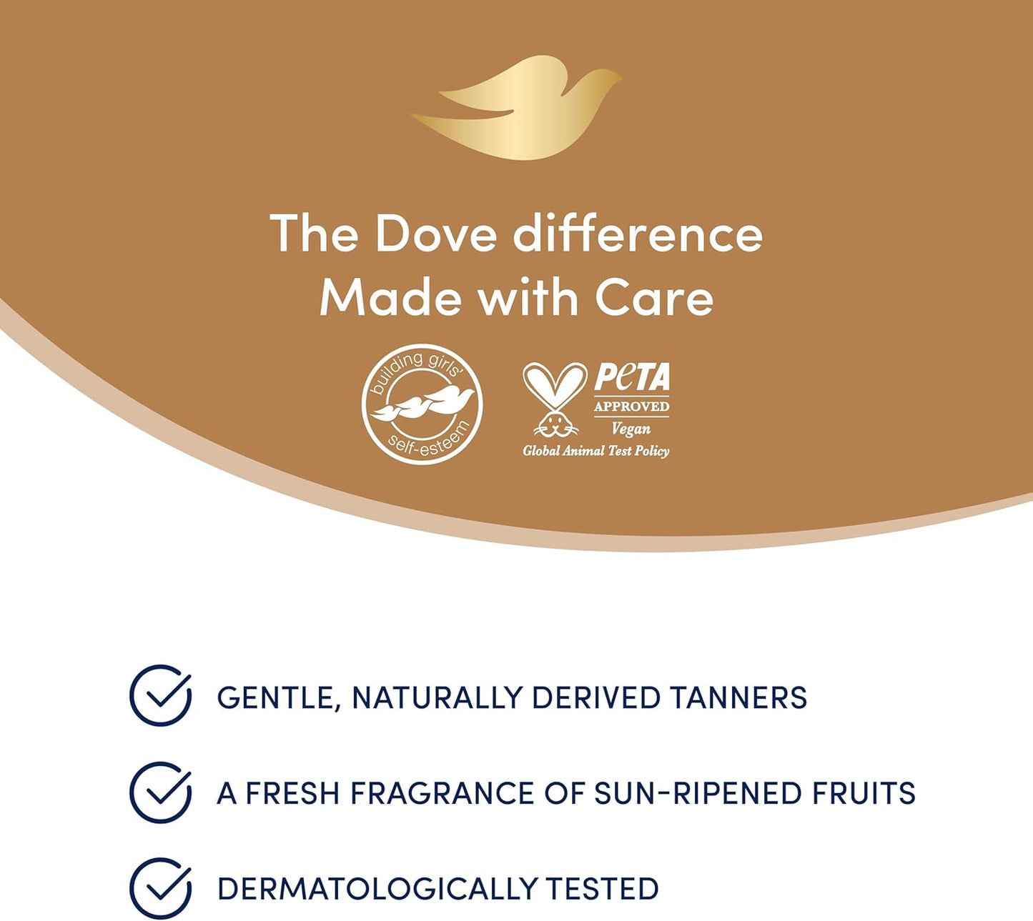 Dove Summer Revived Sunkissed Glow Light to Medium Gradual Tan Lotion body lotion with Pro-Ceramides, Niacinamide, Aloe Vera & Glycerin for 72h visibly moisturised, glowing, soft skin 200 ml