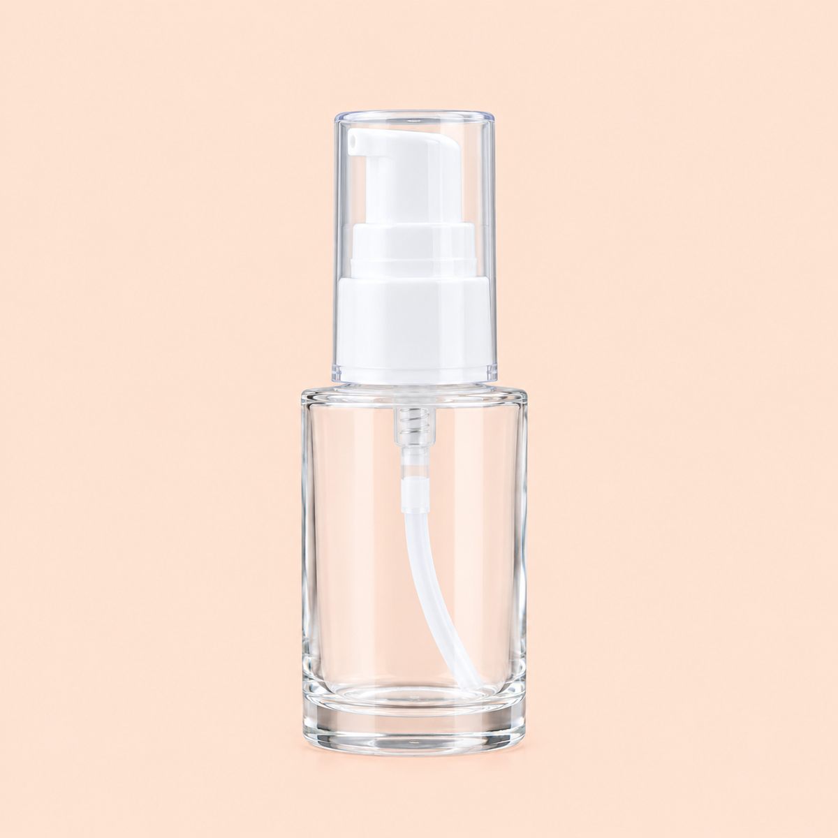 Cosmetic serum bottle.Clear 30ml