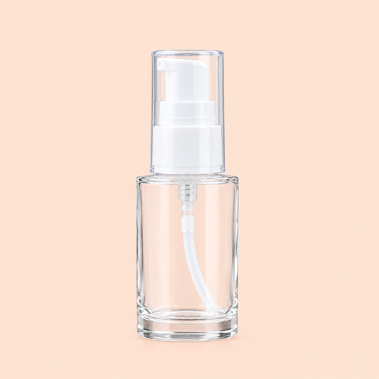 Cosmetic serum bottle.Clear 30ml