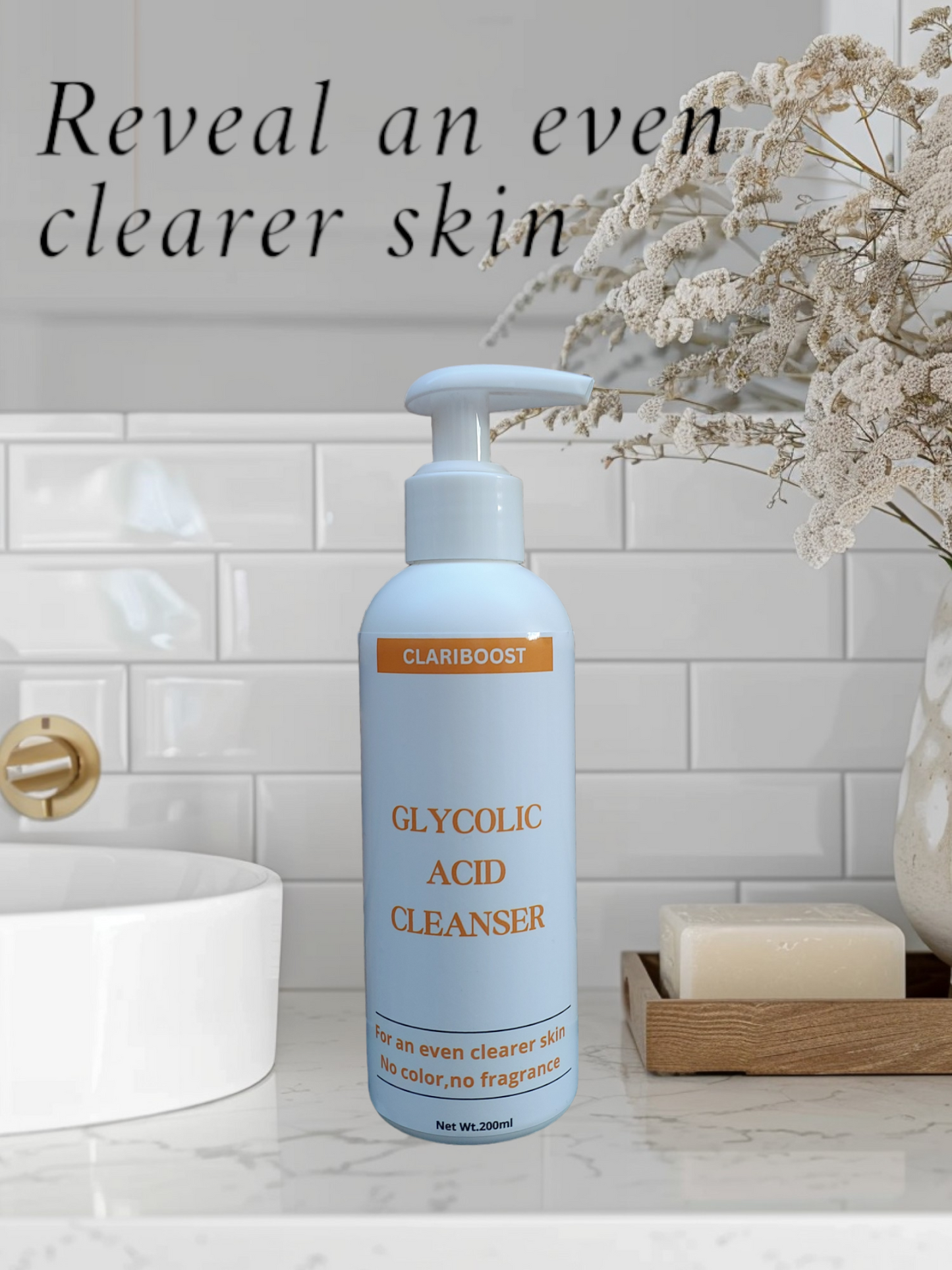 Clariboost Glycolic Acid Cleanser-200ml