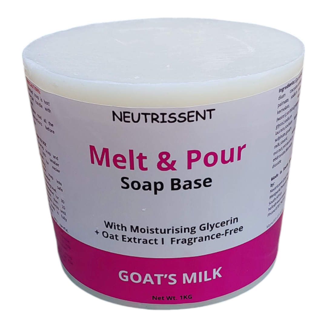 Gylcerine soap base.Goats milk