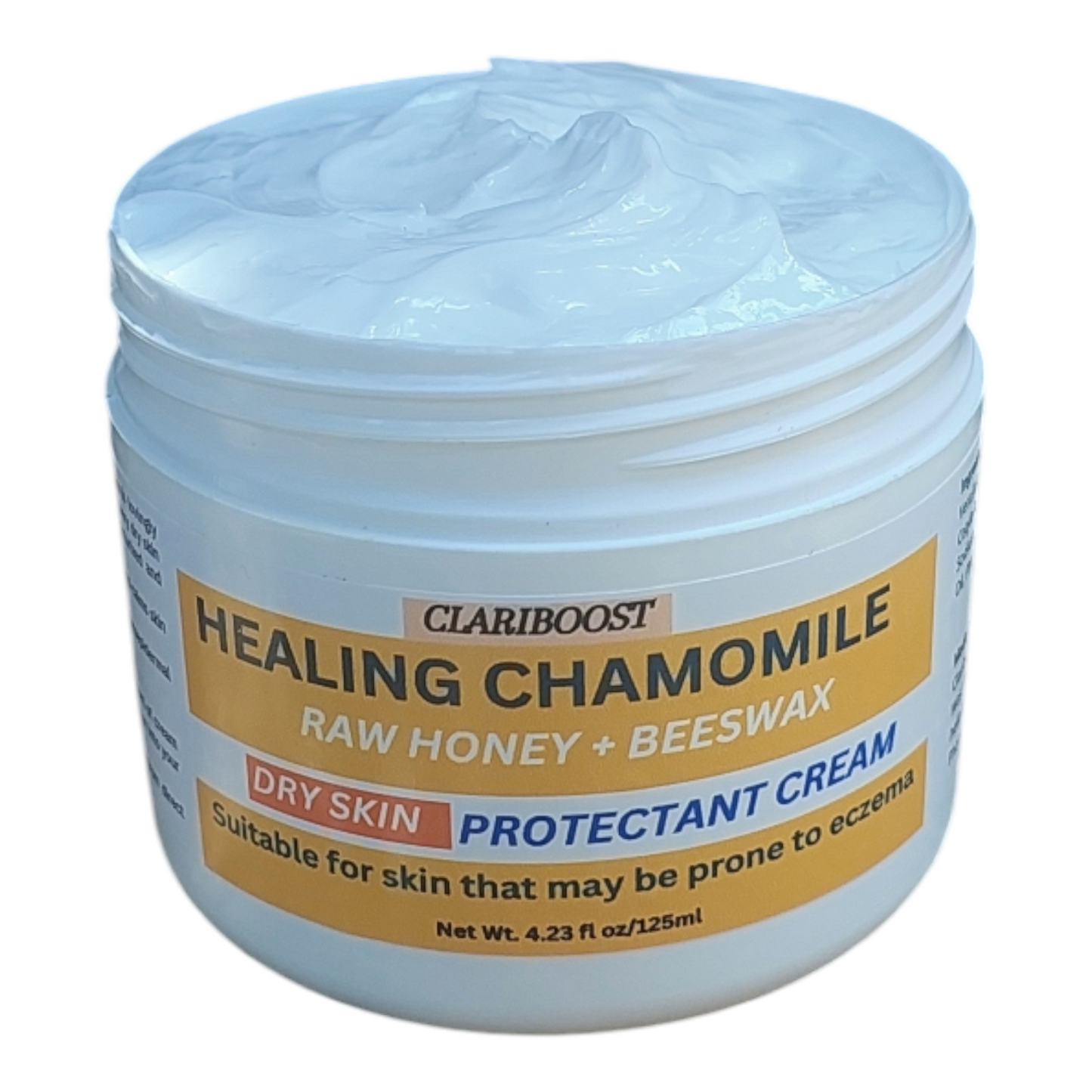 Clariboost chamomile,beeswax + honey dry skin protectant cream-125ML
