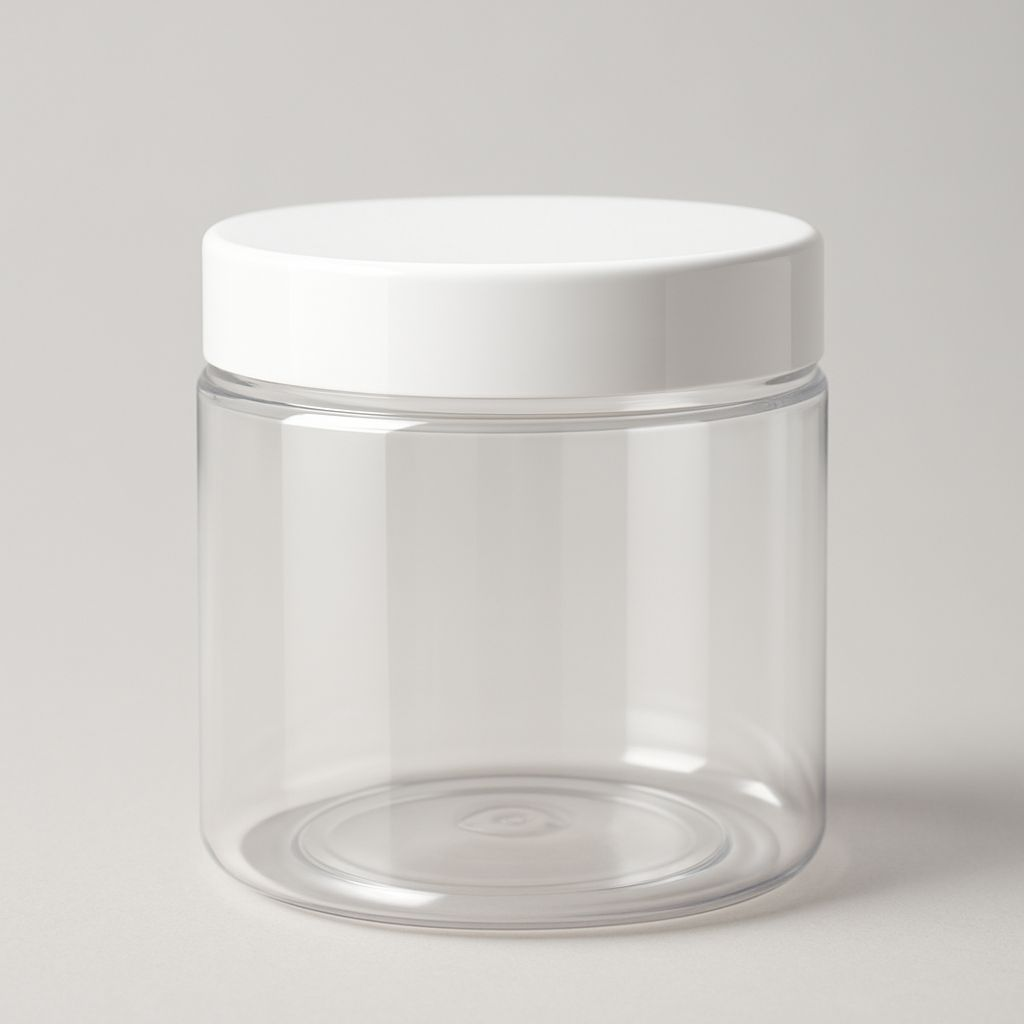 Cosmetic plastic jar