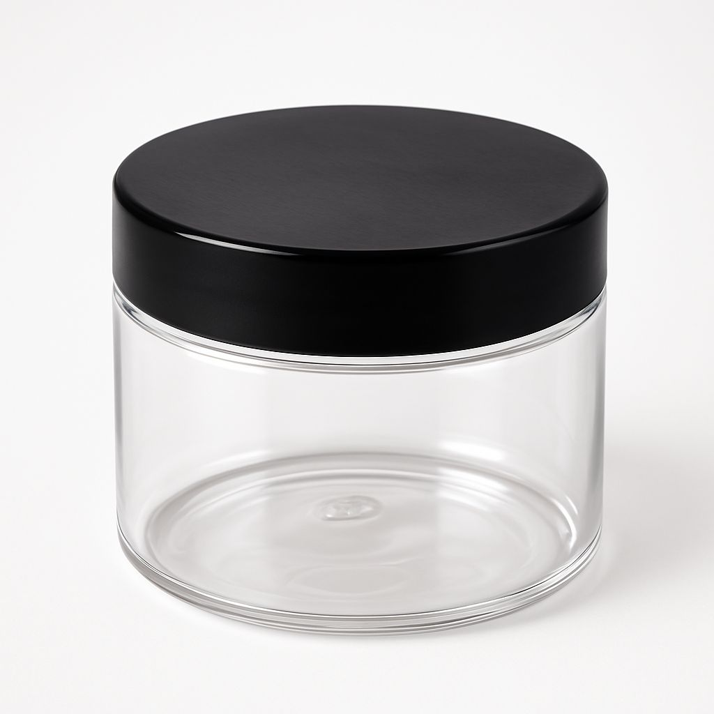 pet clear cosmetic jar