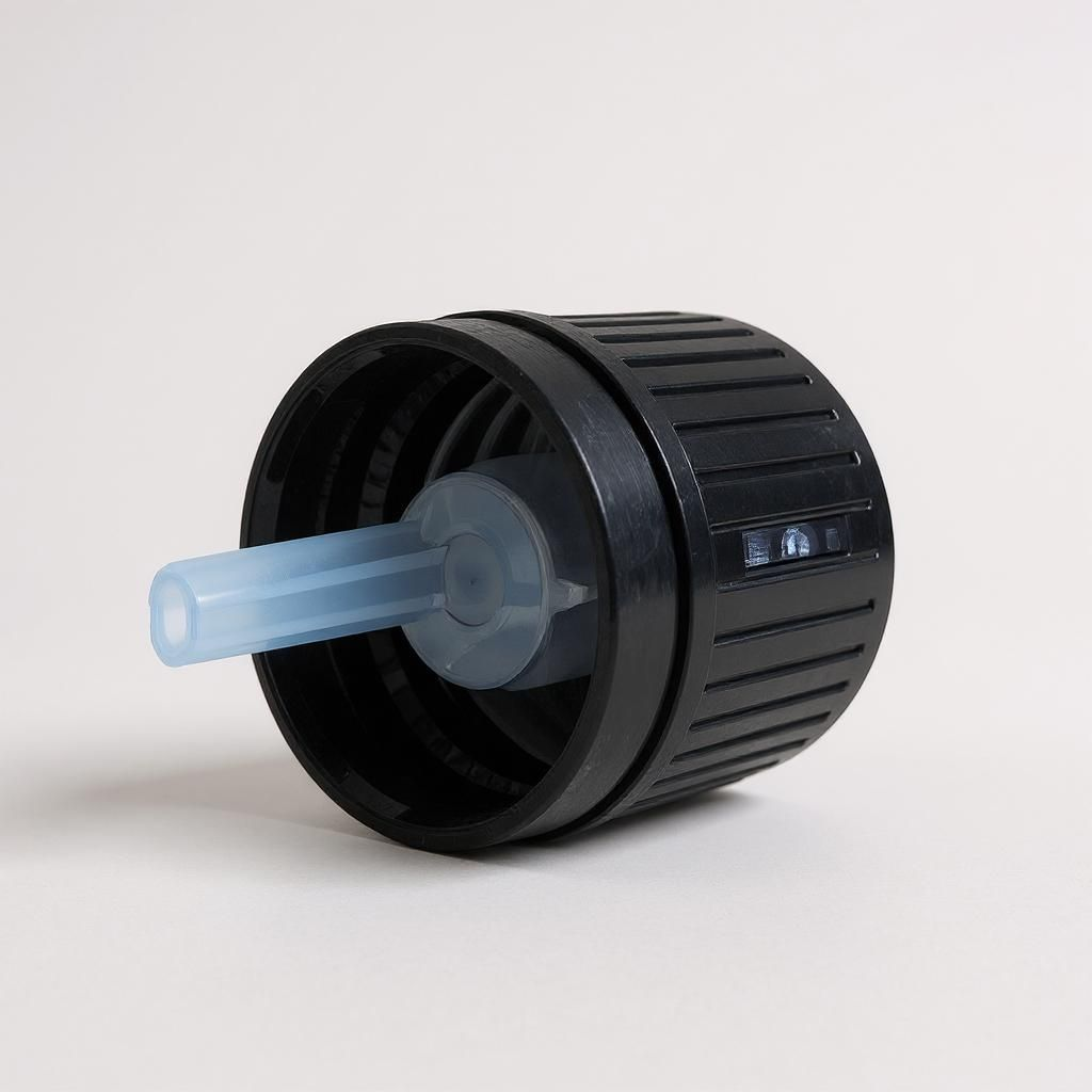 Fast flow dropper cap