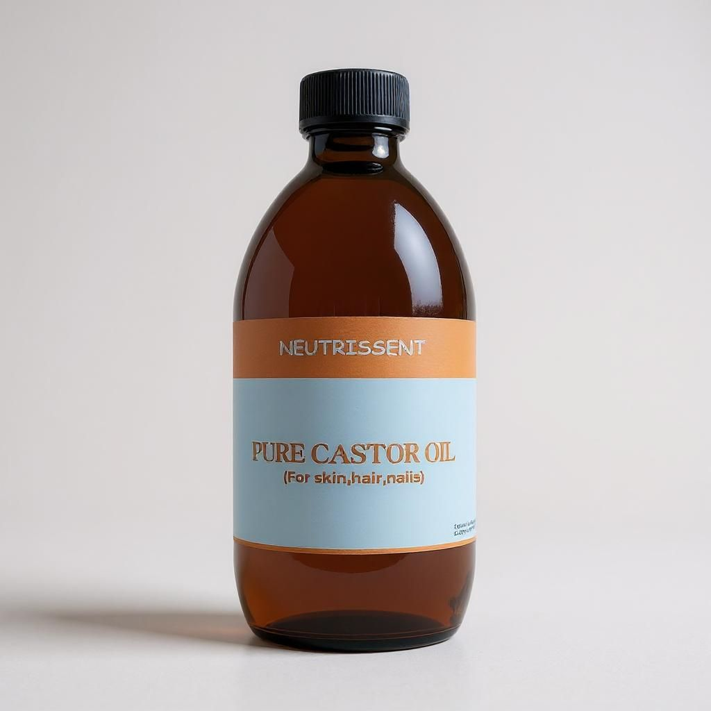 Pure castor oil-500ml bottle