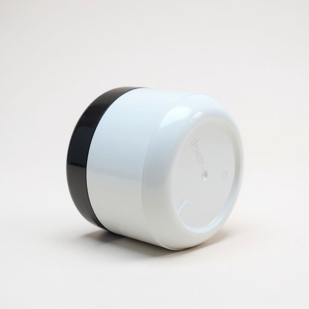 250g cosmetic cream jar | White with black lid