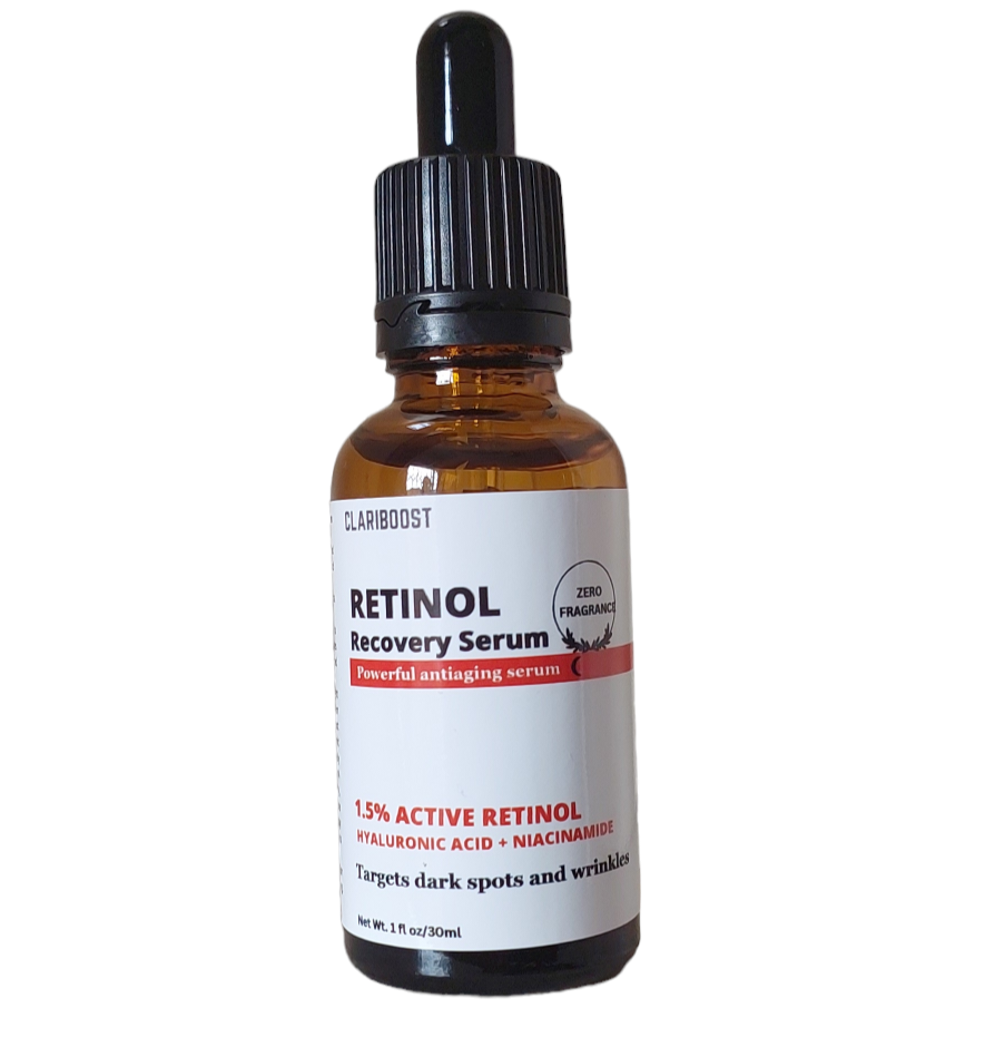 Clariboost 1.5% Retinol Serum with Hyaluronic acid and Niacinamide-30mls