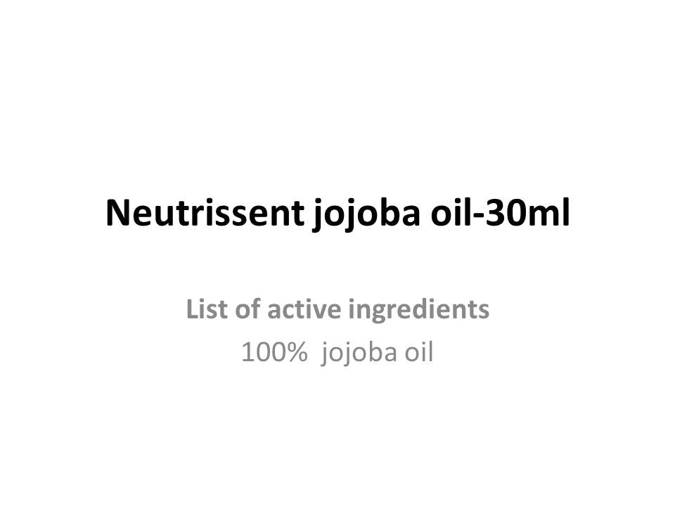 Neutrissent 100% pure jojoba oil-30ml