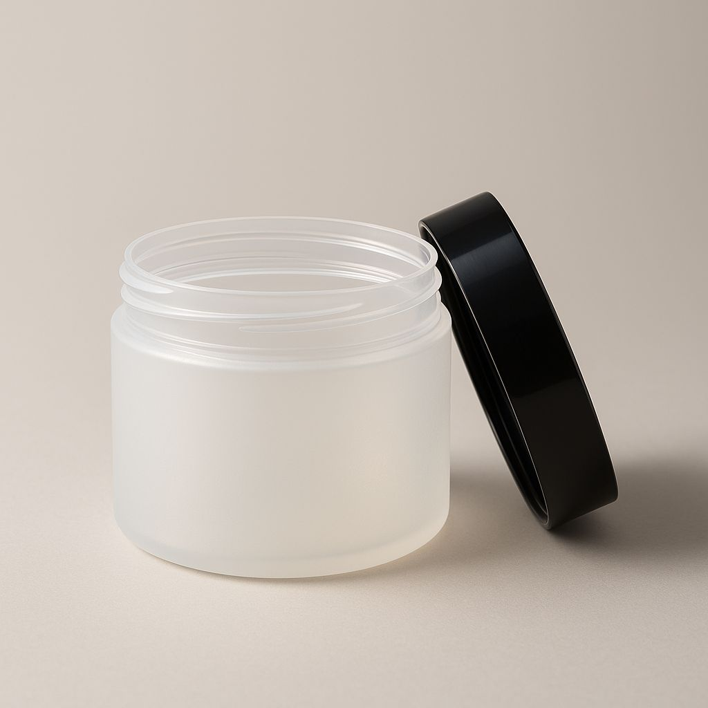 plastic cosmetic jar