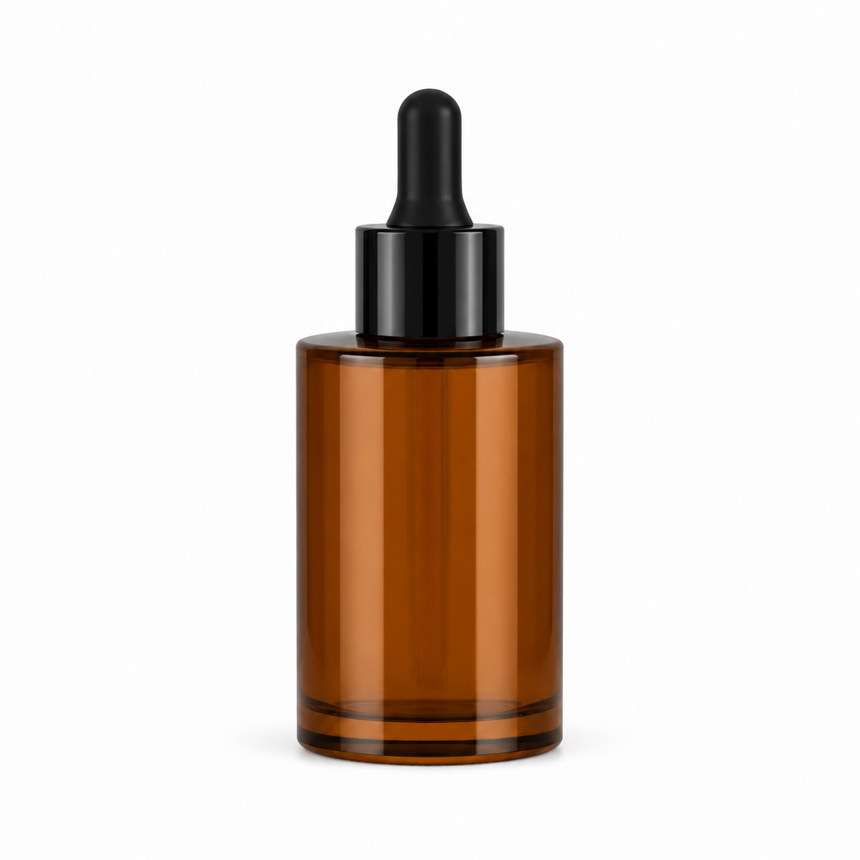 30ml amber dropper bottle.Flat shoulder