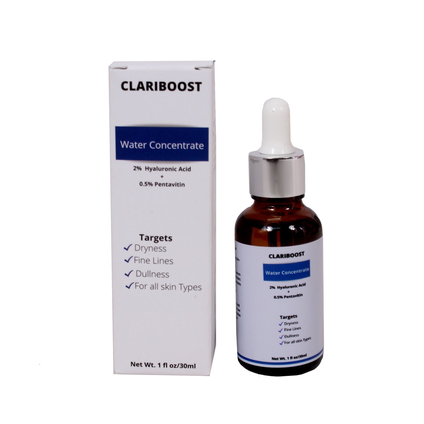 Clariboost 2% Hyaluronic Acid + 0.5% Pentavitin|30mls
