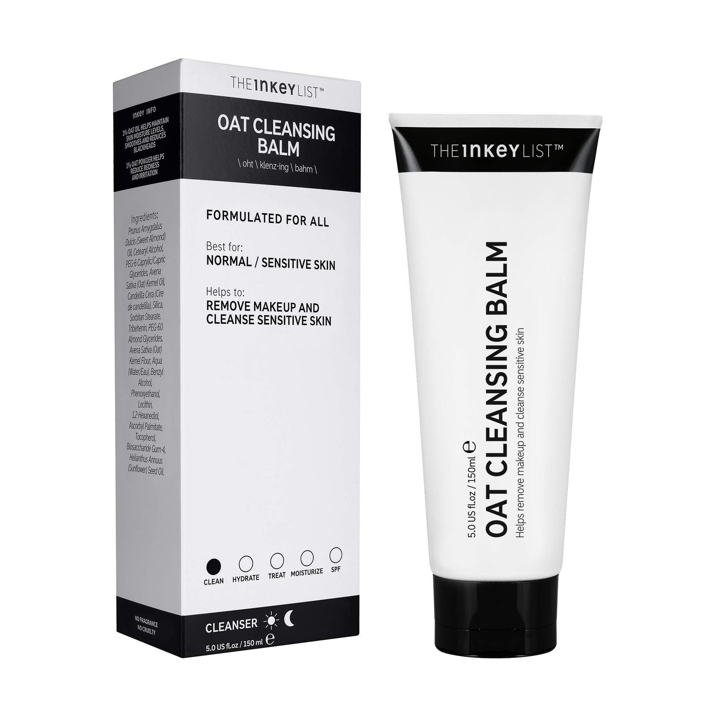 The Inkey List Oat cleansing balm-50mls