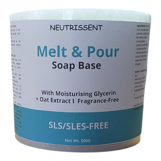 Melt and pour soap base.SLS FREE