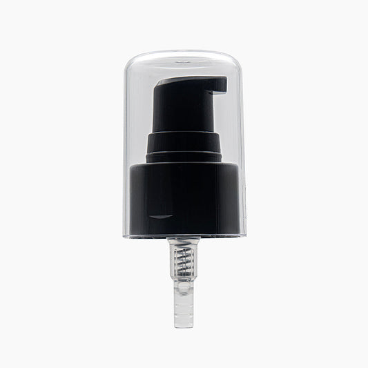 24mm serum pump-black with clear cap