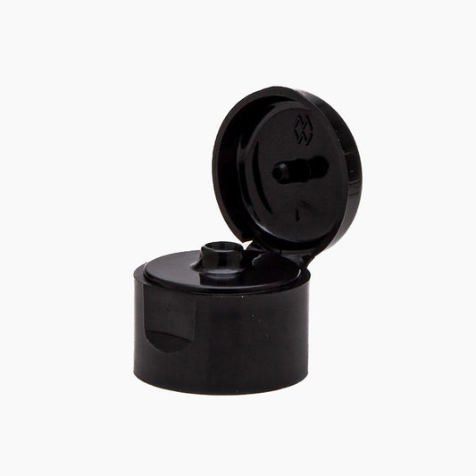 Flip top cap (24mm)- Black