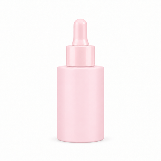 30ml pink dropper bottle.Serum bottle