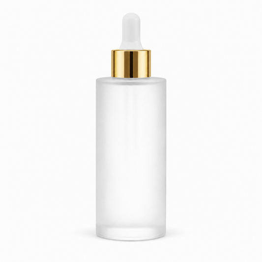 50ml frosted dropper bottle