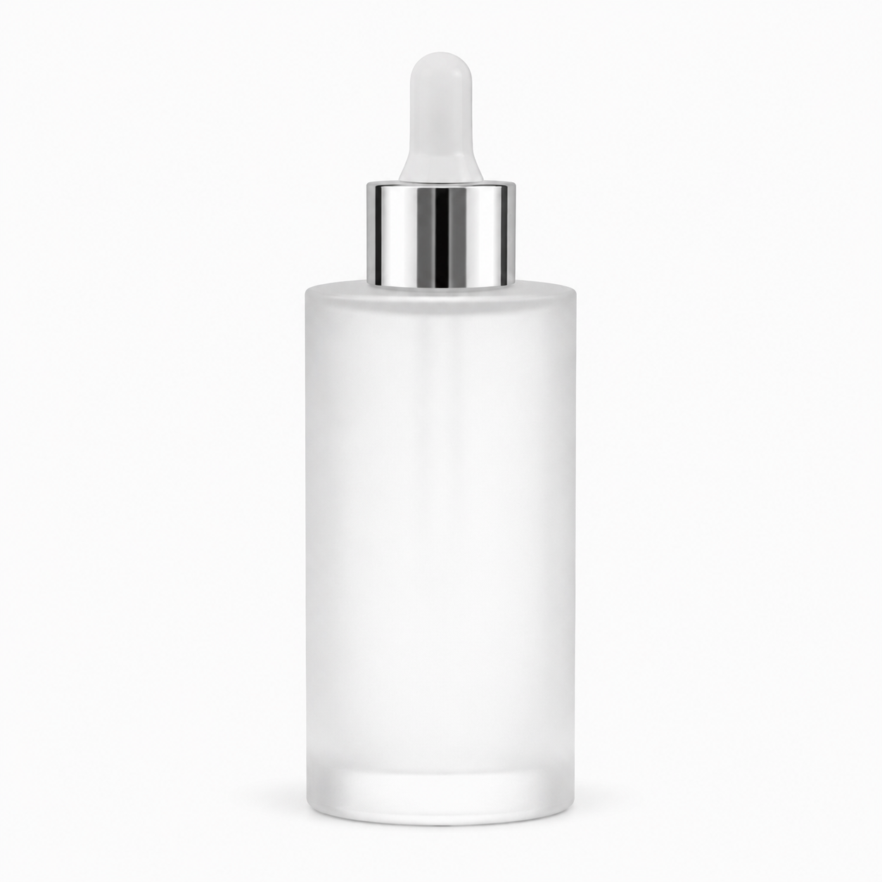 50ML frosted dropper bottle.