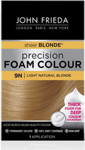 Load image into Gallery viewer, John Frieda Precision Foam  Permanent Hair Colour- Light Ash Blonde (Unboxed)
