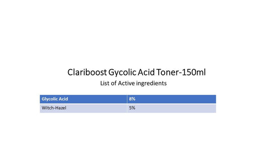 Clariboost 8% Glycolic acid Toner-150ml|2 Pack