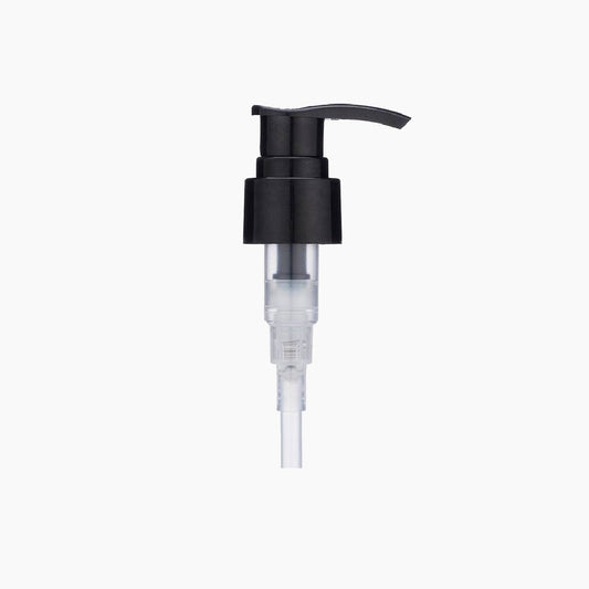 Black lotion pump,24mm
