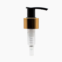 Load image into Gallery viewer, Lotion pump(24mm)-Gold collar
