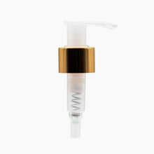 Load image into Gallery viewer, Lotion pump(24mm)-Gold collar
