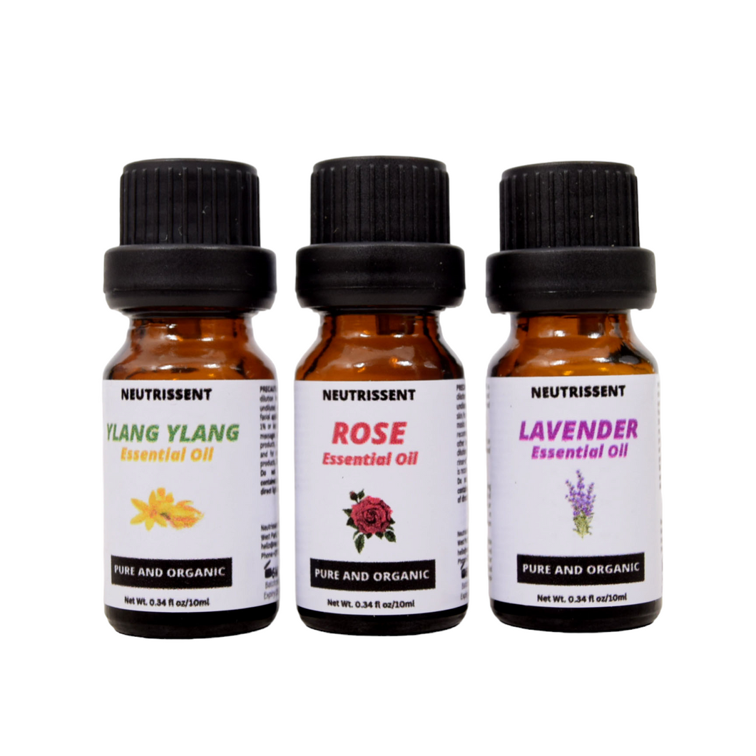 Neutrissent floral essential oils,3 pack-10ml