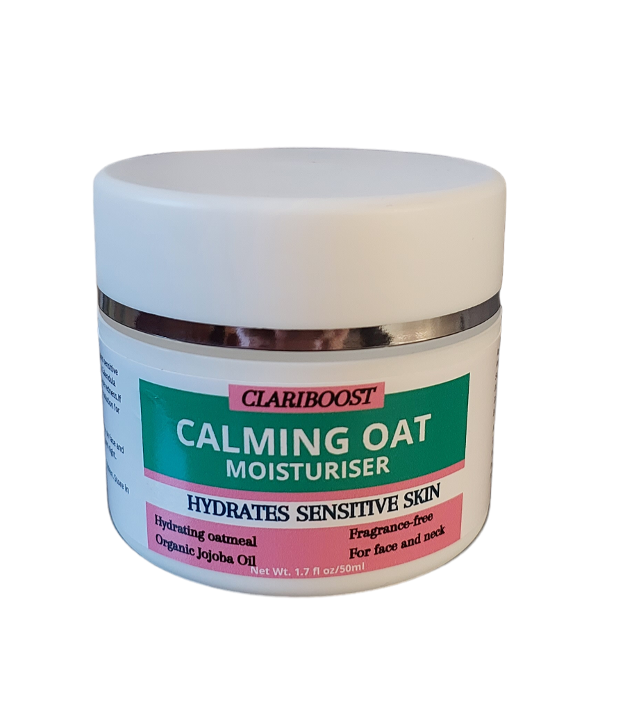 Clariboost calming oat moisturiser for face-50mls