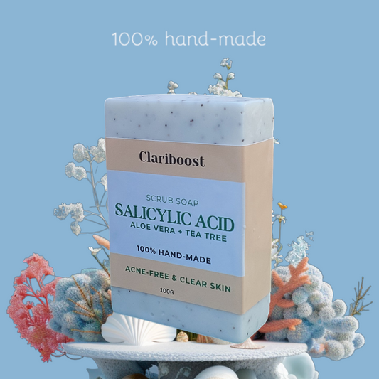 Clariboost salicylic acid scrub soap,100g