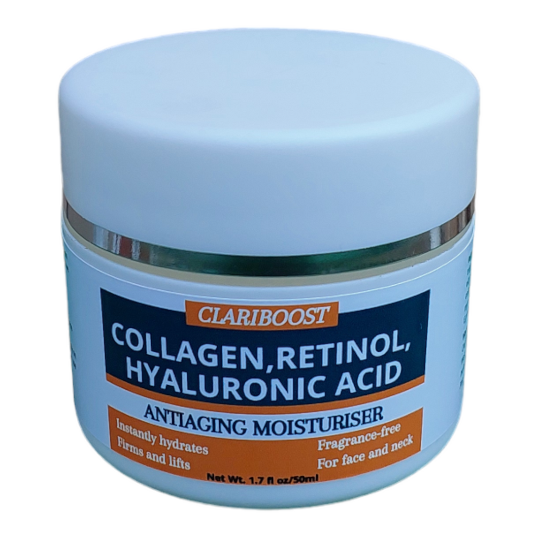 Clariboost collagen,retinol,hyaluronic acid antiaging moisturiser-50ml