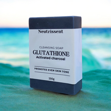 Load image into Gallery viewer, Neutrissent glutathione charcoal soap-150g
