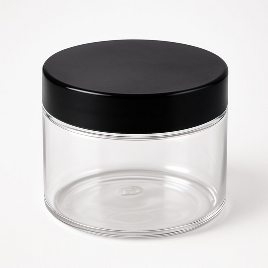 pet clear cosmetic jar