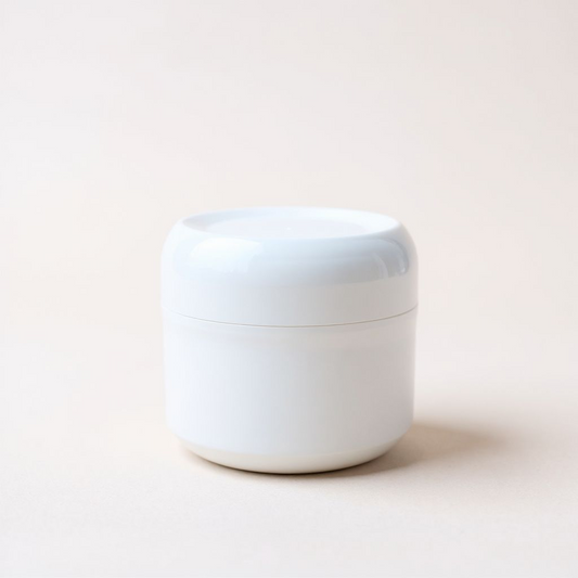 250g cosmetic jar with white lid.Cream jar