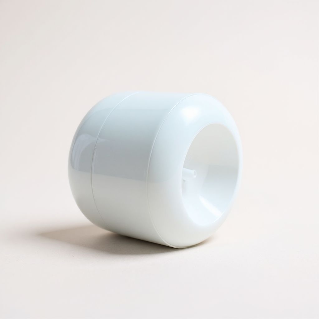 125g cosmetic cream jar | White with white lid