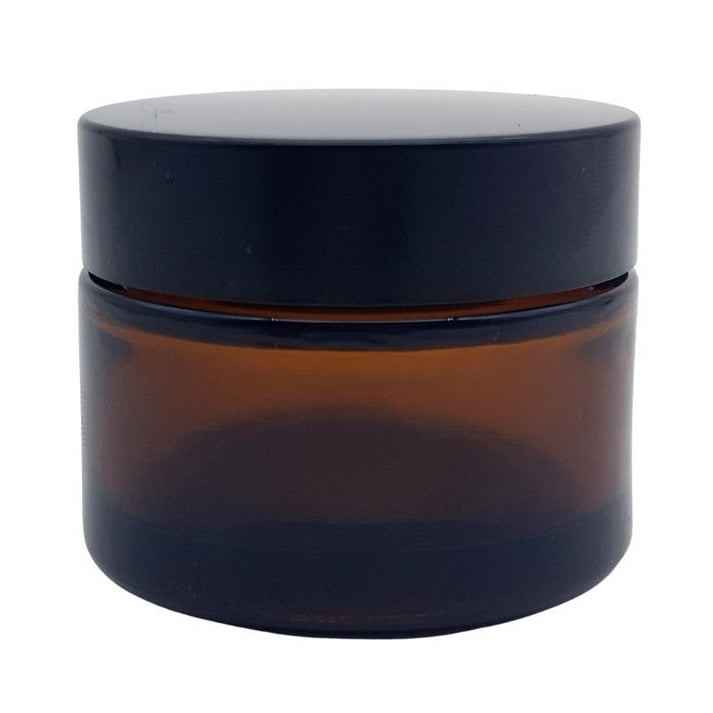50g amber glass jar