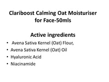 Load image into Gallery viewer, Clariboost calming oat moisturiser for face-50mls
