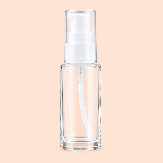 cosmetic serum bottle.clear 50ml