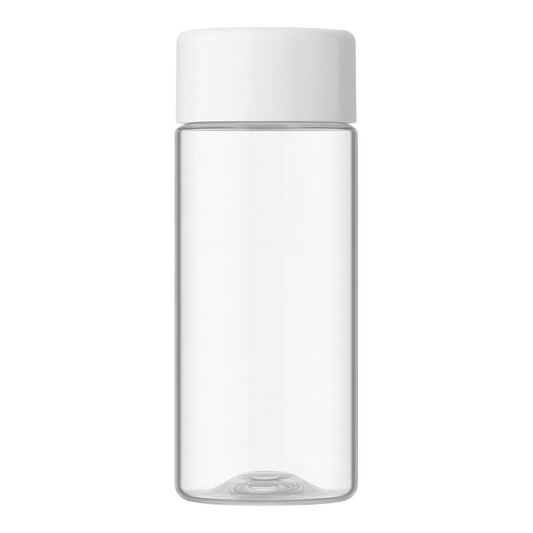 50ml tissue oil bottle with white lid