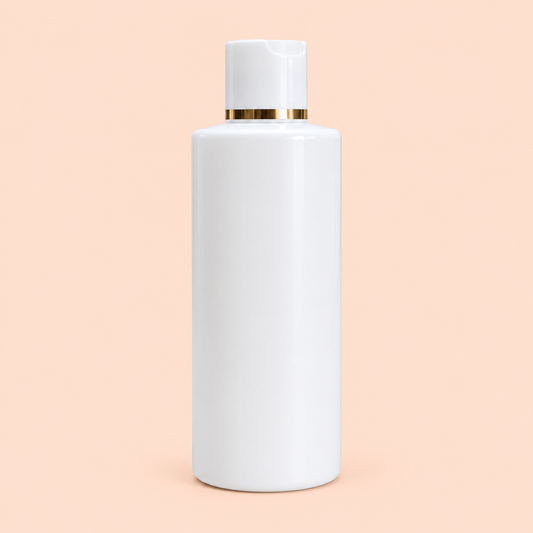 200ml sharp cylindrical bottle with disc top