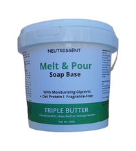 Load image into Gallery viewer, Neutrissent melt and pour soap base -triple butter
