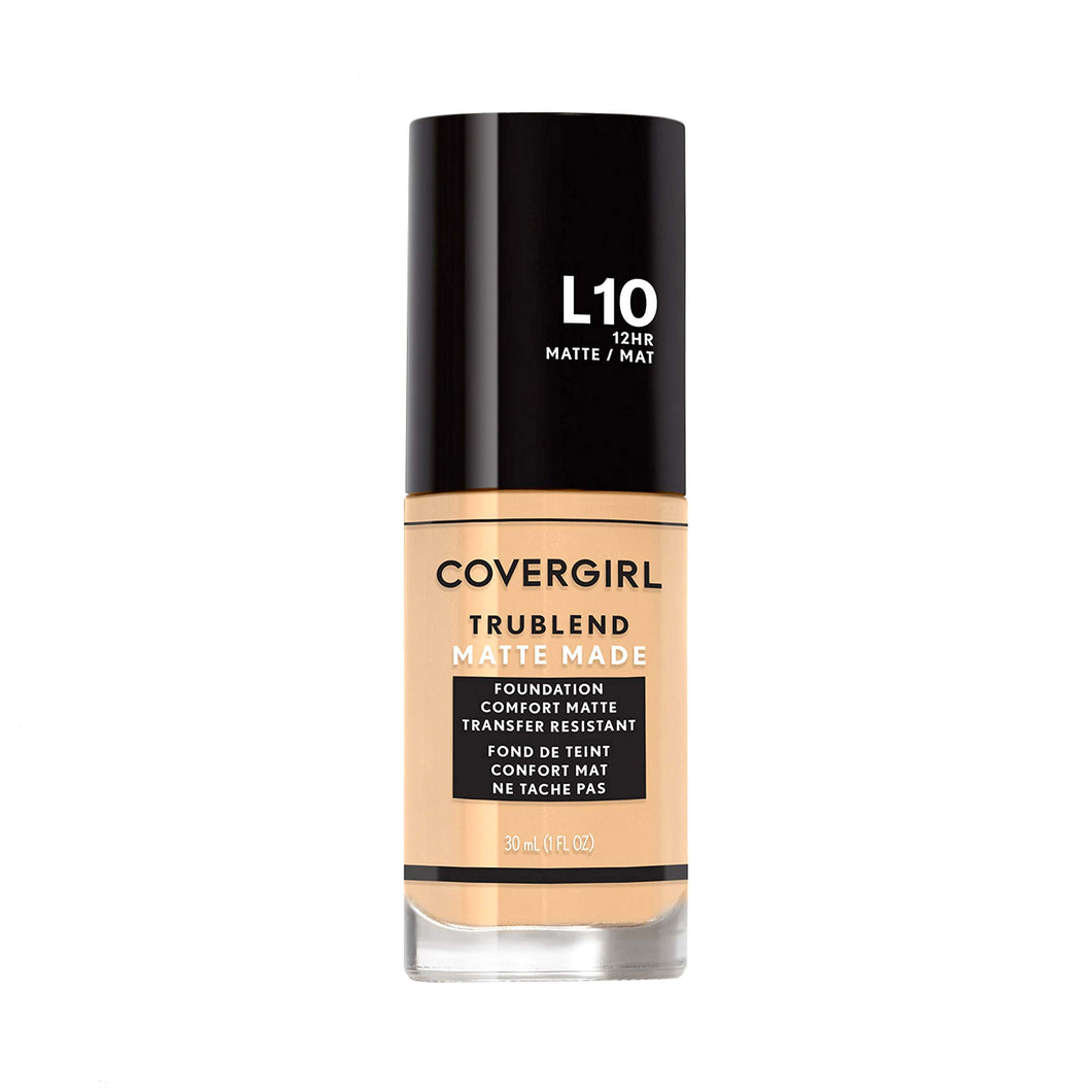 COVERGIRL TruBlend Matte Made Liquid Foundation.30mls (Various shades)