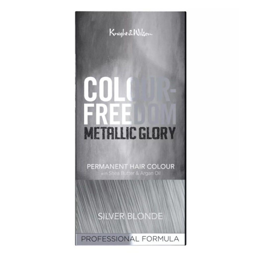 Knight & Wilson Colour Freedom Metallic Glory Permanent Hair Colour-Silver Blonde