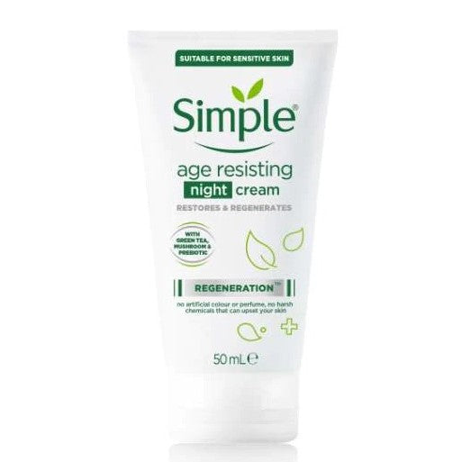 Simple Age Resisting Night Cream-50 mls